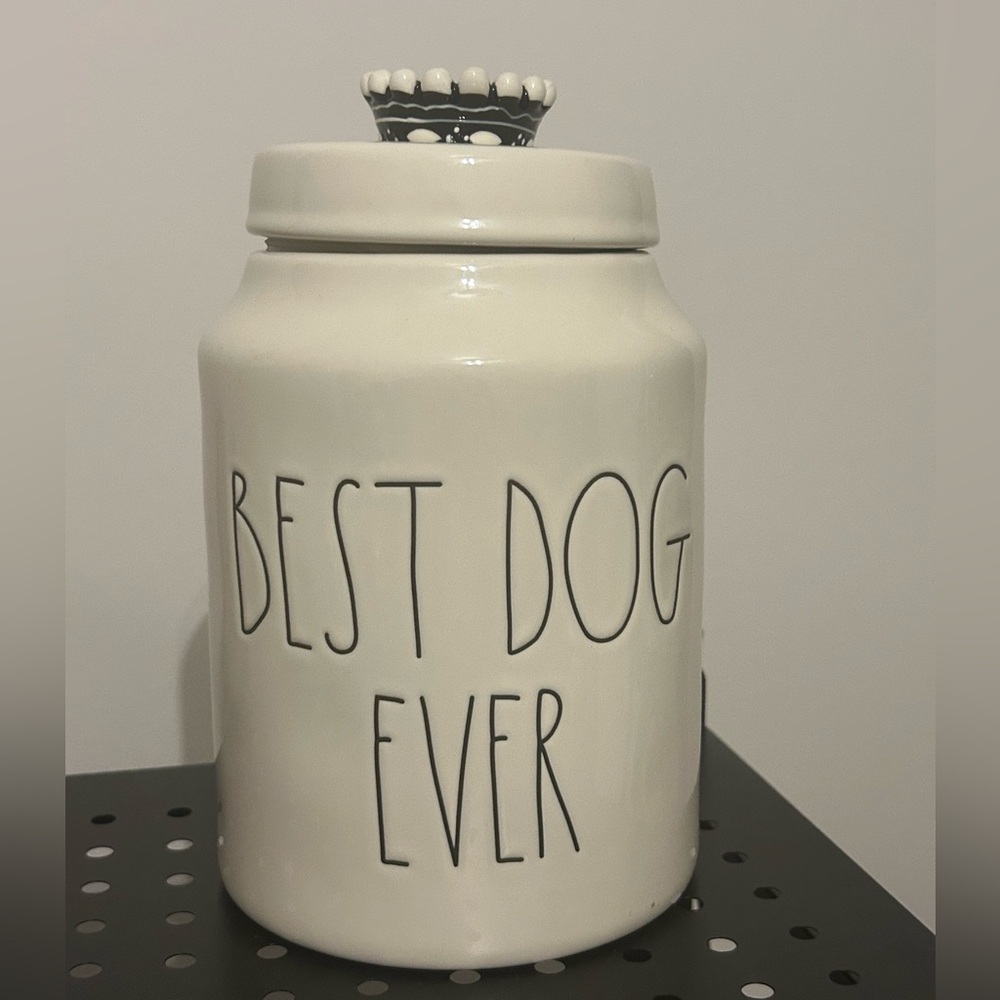 Rae Dunn Best Dog Ever Canister